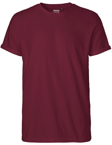 NEU-O60012-Mens Roll Up Sleeve T-Shirt