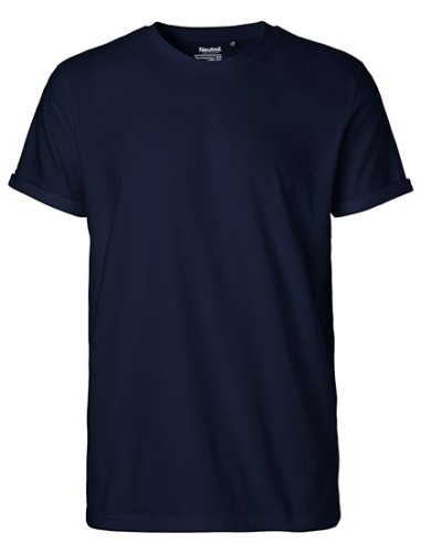 NEU-O60012-Mens Roll Up Sleeve T-Shirt