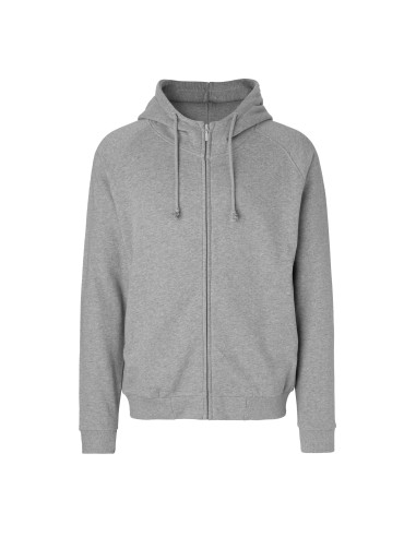 NEU-O63401-Unisex Hoodie With Hidden Zip