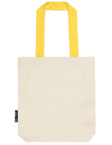 NEU-O90002-Twill Bag With Contrast Handles