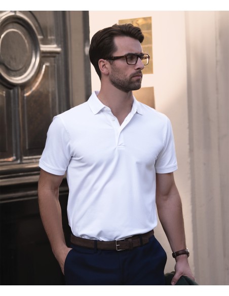 NIM-ALTA-M-Altavista - Polo de luxe en mélange de trois matières