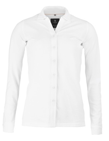NIM-KING-L-Kingston pour femmes - chemise en piqué extensible deluxe
