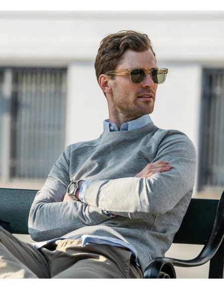 NIM-NEWP-M-Newport - sweat léger luxueux à col ras