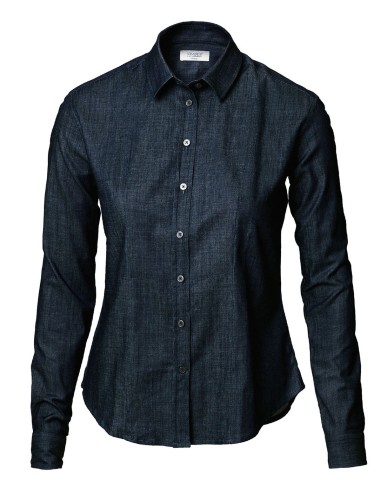 NIM-TORR-L-Torrance pour femmes - chemise en denim brut et stylé