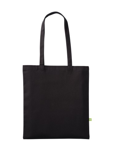 NUT-RL065-Sac cabas en toile biologique à longues anses de qualité supérieure