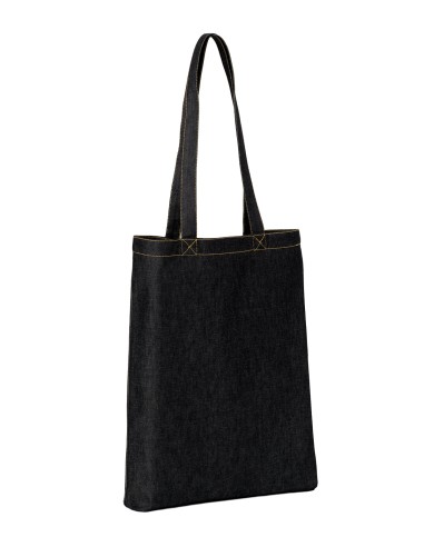 NUT-RL550-Sac cabas en jean à fond plat
