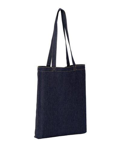 NUT-RL550-Sac cabas en jean à fond plat