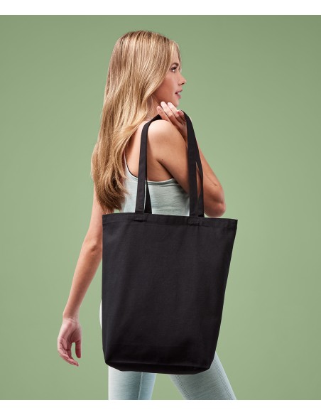 NUT-RL660-Cabas en toile recyclée premium « à fond plat »