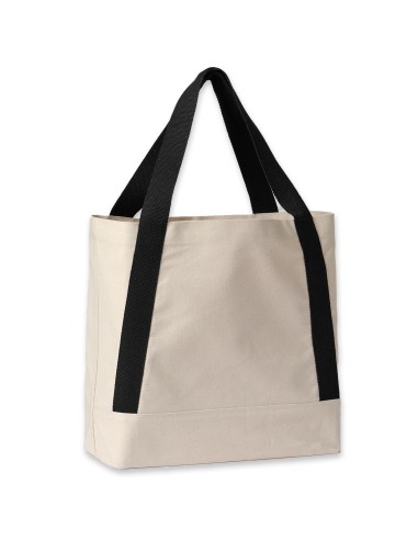 NUT-RL685-Tote bag Dakota à bandoulière contrastée recyclé