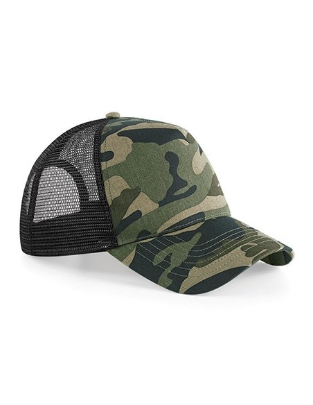 B-B694-Camo Snapback Trucker