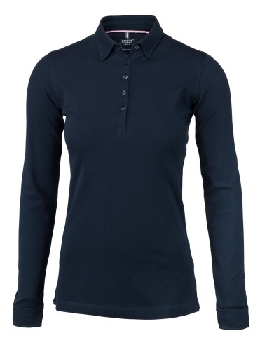 NIM-CARL-L-Carlington pour femme – polo manches longues deluxe