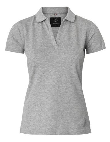NIM-HARV-L-Harvard à col en v pour femmes - polo luxueux extensible
