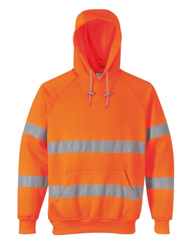POR-B304-Sweat-shirt à capuche de haute visibilité (C474) EN ISO 20471 CLASSE 3