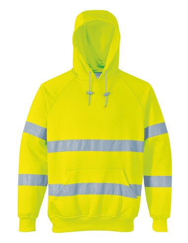 POR-B304-Sweat-shirt à capuche de haute visibilité (C474) EN ISO 20471 CLASSE 3