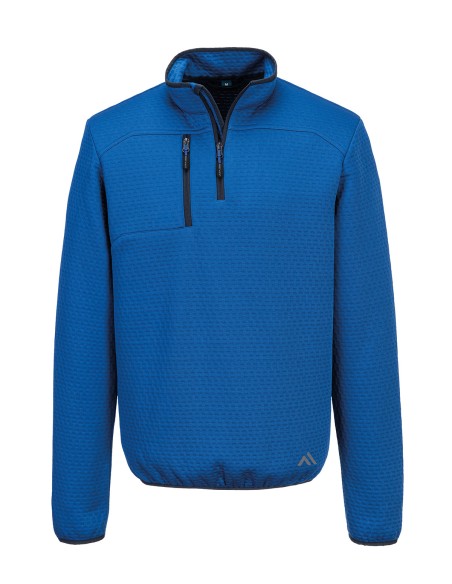 POR-KX376-Sweat-shirt texturé KX3 Sport ¼ zip (KX376)