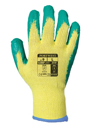 POR-A150-Gant à grip classique - latex (A150)