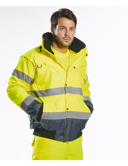 POR-C465-Bomber contrast Haute-visibilité (C465)