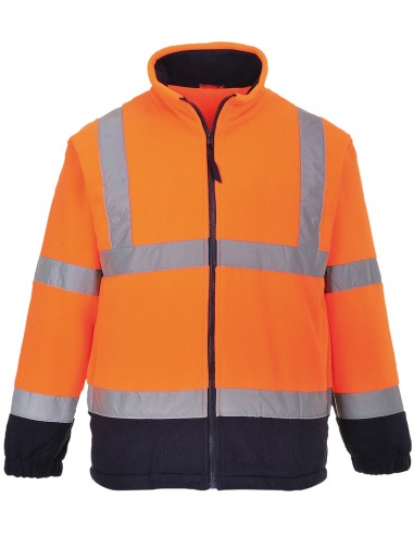 POR-F300etF301-Polaire doublure filet de haute visibilité