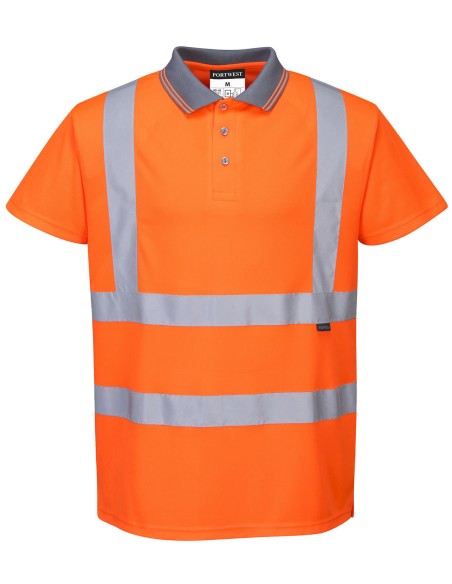 POR-RT22-Polo à manches courtes Hi-vis (S477/RT22)