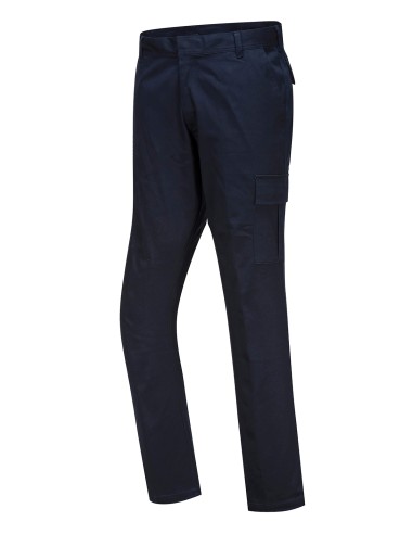 POR-S321-Pantalon combat Slim Stretch slim fit