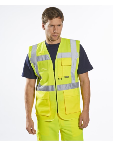 POR-S476-C476-Gilet Executive de haute visibilité