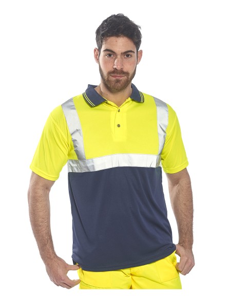 POR-S479-Polo bicolore (S479)