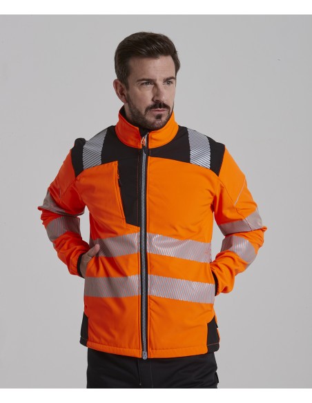 POR-T402-Softshell Haute-Visibilité PW3