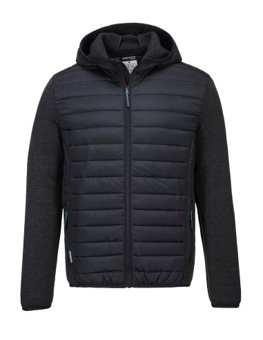 POR-T832-Veste bi-matière Baffle KX3 (T832)