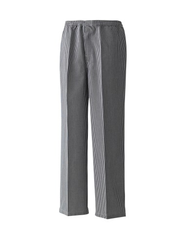 PRE-PR552-Pantalon de cuisinier taille élastique