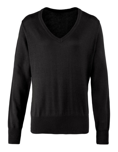 PRE-PR696-Pull col V Femme