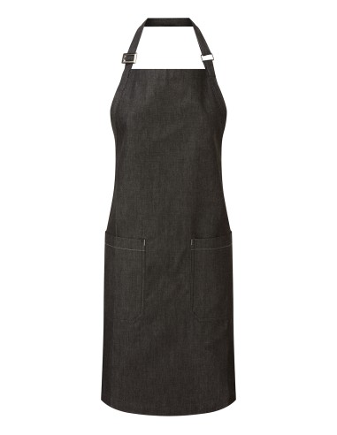 PRE-PR113-Organic Denim Fairtrade Bib Apron