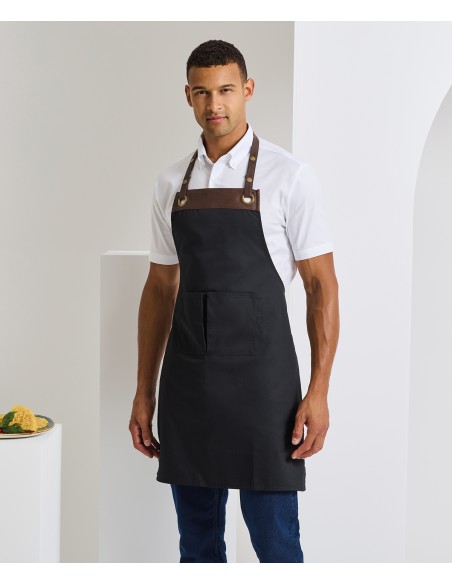 PRE-PR123-Espresso Bib Apron