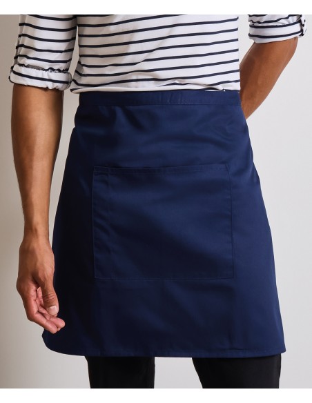 PRE-PR141-Colours Mid Length Apron with Pocket