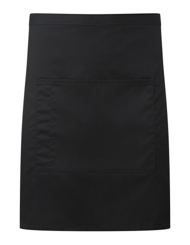 PRE-PR141-Colours Mid Length Apron with Pocket