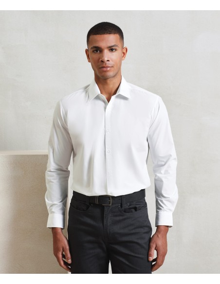 PRE-PR207-Chemise à manches longues en popeline Supreme Homme