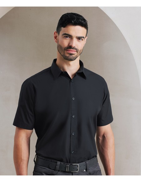 PRE-PR209-Chemise à manches courtes en popeline Supreme Homme