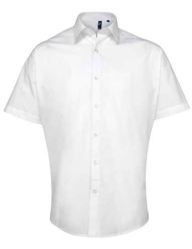 PRE-PR209-Chemise à manches courtes en popeline Supreme Homme