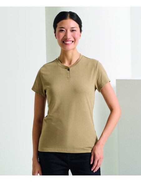 PRE-PR319-T-shirt femme « Comis » riche en coton