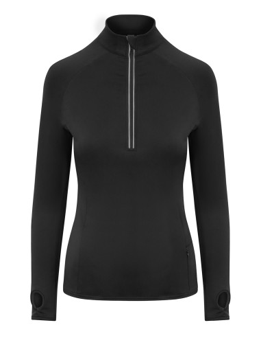 A-JC035-Womens Cool-Flex 1/2 Zip Top