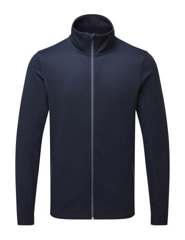 PRE-PR808-Sweat-shirt durable à fermeture zippée intégrale à teinture par filature pour hommes