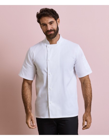PRE-PR900-Essential Short Sleeve Chefs Jacket