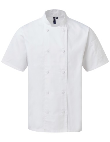 PRE-PR902-Veste de cuisinier à manches courtes Coolchecker®