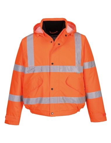 POR-S463(Yellow).S266(Yellow-Navy)-Blouson aviateur de haute visibilité