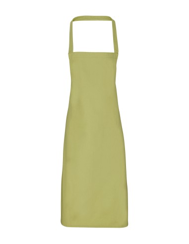 PRE-PR102-Organic Cotton Bib Apron (No Pocket)