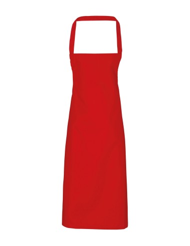 PRE-PR102-Organic Cotton Bib Apron (No Pocket)