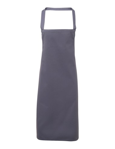 PRE-PR102-Organic Cotton Bib Apron (No Pocket)
