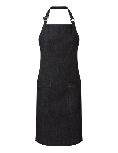 PRE-PR113-Organic Denim Fairtrade Bib Apron