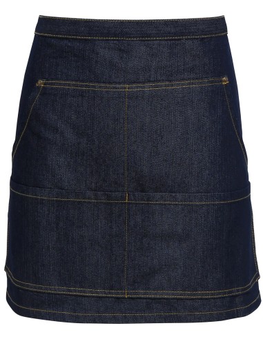 PRE-PR125-Jeans Stitch Denim Waist Apron