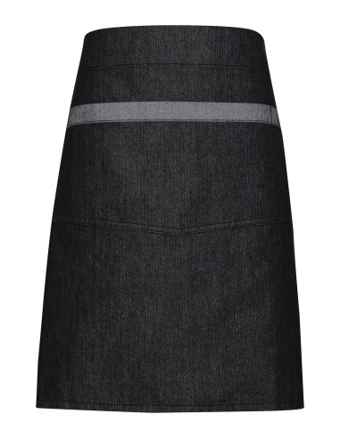 PRE-PR128-Domain Contrast Denim Waist Apron