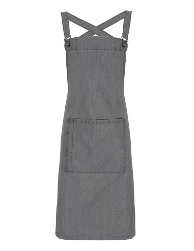 PRE-PR129-Cross Back Barista Bib Apron
